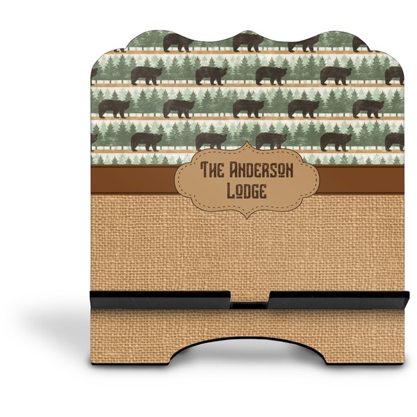 Cabin Stylized Tablet Stand - Front without iPad