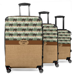 Cabin 3 Piece Luggage Set - 20" Carry On, 24" Medium Checked, 28" Large Checked (Personalized)