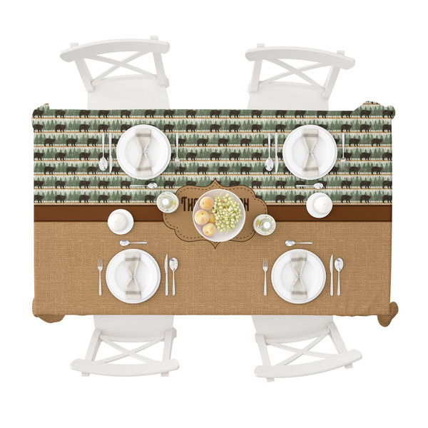 Cabin Tablecloths (58"x102") - TOP VIEW