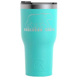 Cabin RTIC Tumbler - Teal - Engraved Front (Personalized)