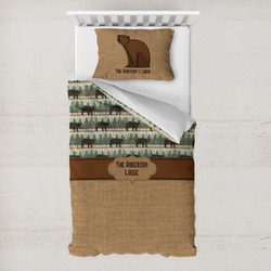 Cabin Toddler Bedding w/ Name or Text