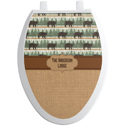 Cabin Toilet Seat Decal - Elongated (Personalized)