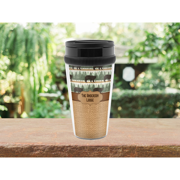 Cabin Travel Mug Lifestyle (Personalized)