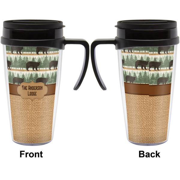 Cabin Travel Mug with Black Handle - Approval