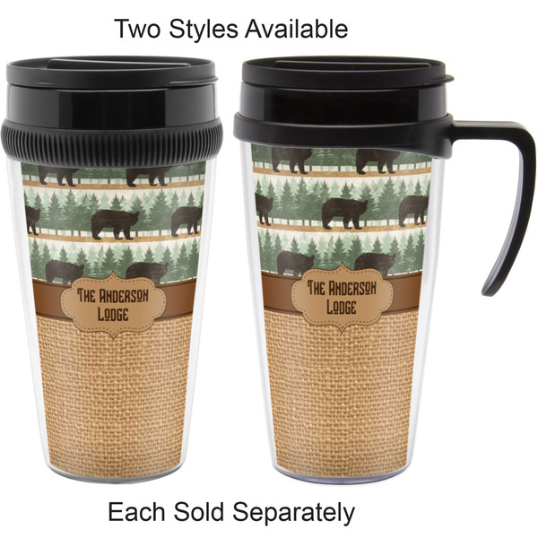 Cabin Travel Mugs - with & without Handle