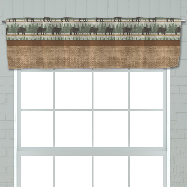 Cabin Valance - Closeup on window