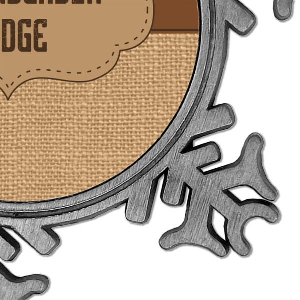 Cabin Vintage Snowflake - Detail