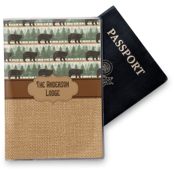 Custom Cabin Vinyl Passport Holder (Personalized)