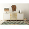 Cabin Wall Graphic Decal Wooden Desk