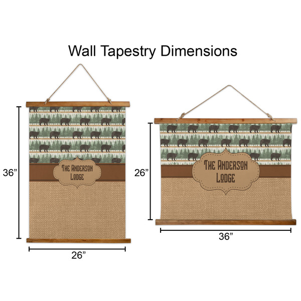 Cabin Wall Hanging Tapestries - Parent/Sizing