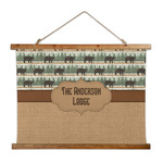 Cabin Wall Hanging Tapestry - Wide (Personalized)