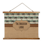 Cabin Wall Hanging Tapestry - Wide (Personalized)