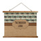 Cabin Wall Hanging Tapestry - Wide (Personalized)