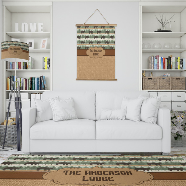 Cabin Wall Hanging Tapestry - Portrait - IN CONTEXT