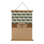 Cabin Wall Hanging Tapestry - Tall (Personalized)