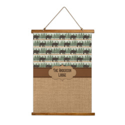 Cabin Wall Hanging Tapestry - Tall (Personalized)