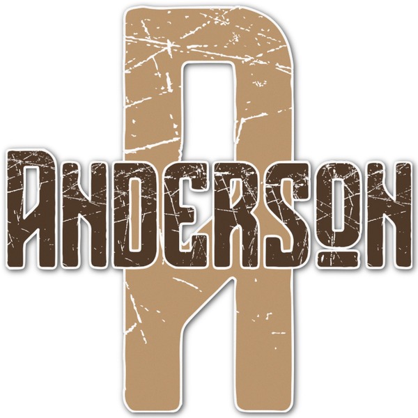 Custom Cabin Name & Initial Decal - Custom Sized (Personalized)