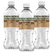 Cabin Water Bottle Labels - Front View