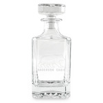 Cabin Whiskey Decanter - 26 oz Square (Personalized)