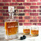 Cabin Whiskey Decanters - 26oz Rect - LIFESTYLE