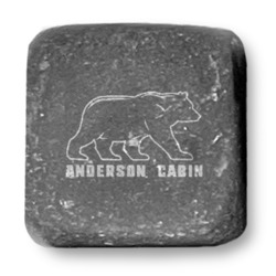 Cabin Whiskey Stone Set - Set of 9 (Personalized)