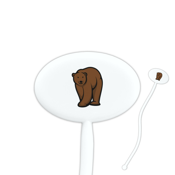 Custom Cabin Oval Plastic Stir Sticks