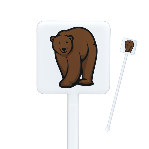 Custom Cabin Square Plastic Stir Sticks