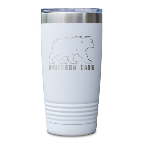 Cabin White Polar Camel Tumbler - 20oz - Single Sided - Approval