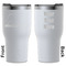 Cabin White RTIC Tumbler - Front and Back