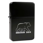 Cabin Windproof Lighter - Black - Single Sided (Personalized)