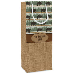 Cabin Wine Gift Bags - Gloss (Personalized)