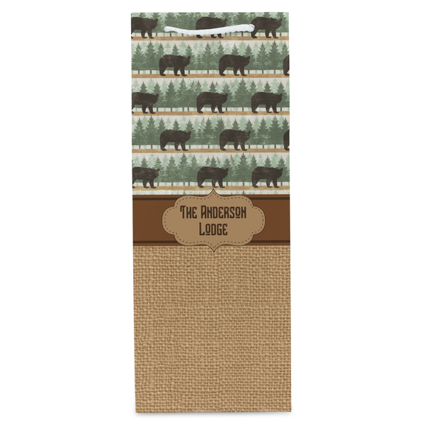 Cabin Wine Gift Bag - Matte - Front