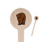 Cabin Wooden 4" Food Pick - Round - Closeup