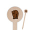 Cabin Wooden 6" Food Pick - Round - Closeup