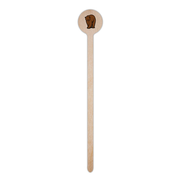 Cabin Wooden 6" Stir Stick - Round - Single Stick