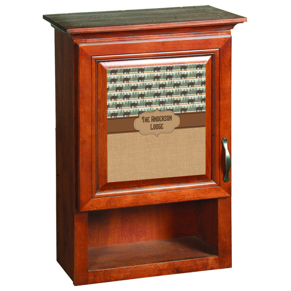 Cabin Wooden Cabinet Decal (Medium)