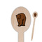 Cabin Wooden Food Pick - Oval - Closeup