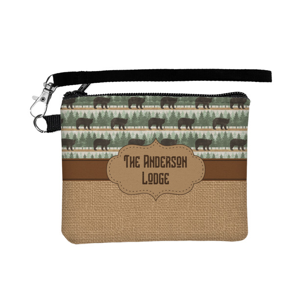 Custom Cabin Wristlet ID Case w/ Name or Text