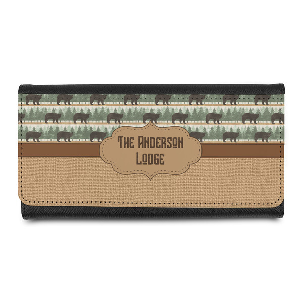 Custom Cabin Leatherette Ladies Wallet (Personalized)