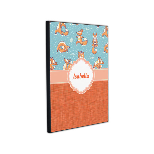 Foxy Yoga 11x14 Wood Print - Angle View