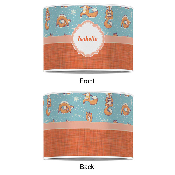 Foxy Yoga 12" Drum Lampshade - APPROVAL (Poly Film)