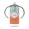 Foxy Yoga 12 oz Stainless Steel Sippy Cups - FRONT