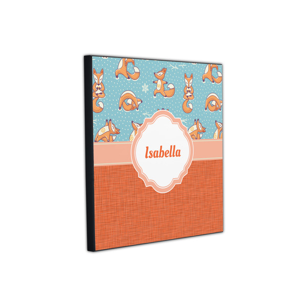 Foxy Yoga 12x12 Wood Print - Angle View