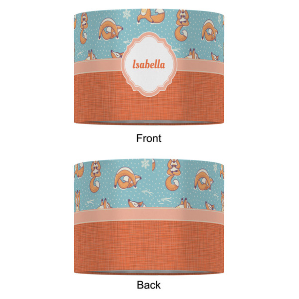 Foxy Yoga 16" Drum Lampshade - APPROVAL (Fabric)