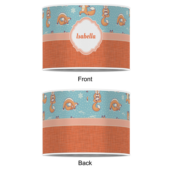 Foxy Yoga 16" Drum Lampshade - APPROVAL (Poly Film)