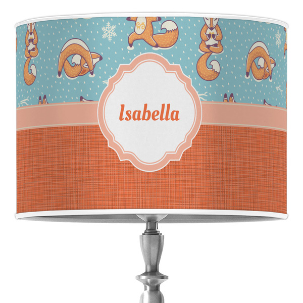 Custom Foxy Yoga Drum Lamp Shade (Personalized)