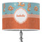 Foxy Yoga 16" Drum Lampshade - ON STAND (Poly Film)