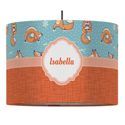 Foxy Yoga Drum Pendant Lamp (Personalized)
