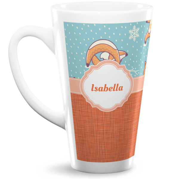 Custom Foxy Yoga Latte Mug (Personalized)