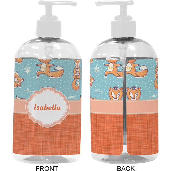 Foxy Yoga 16 oz Plastic Liquid Dispenser- Approval- White